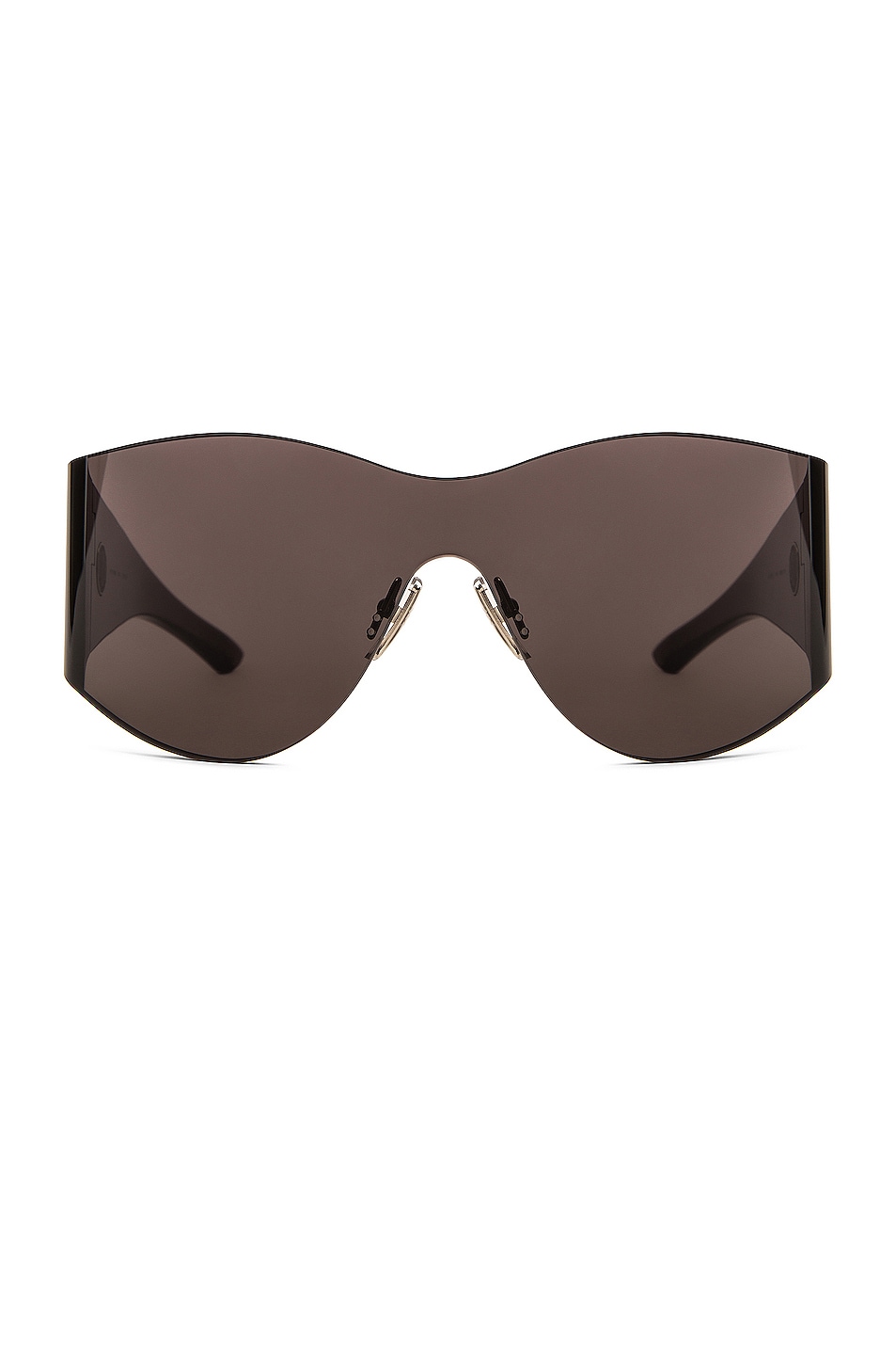 Image 1 of Balenciaga Mask Logo Sunglasses in Black