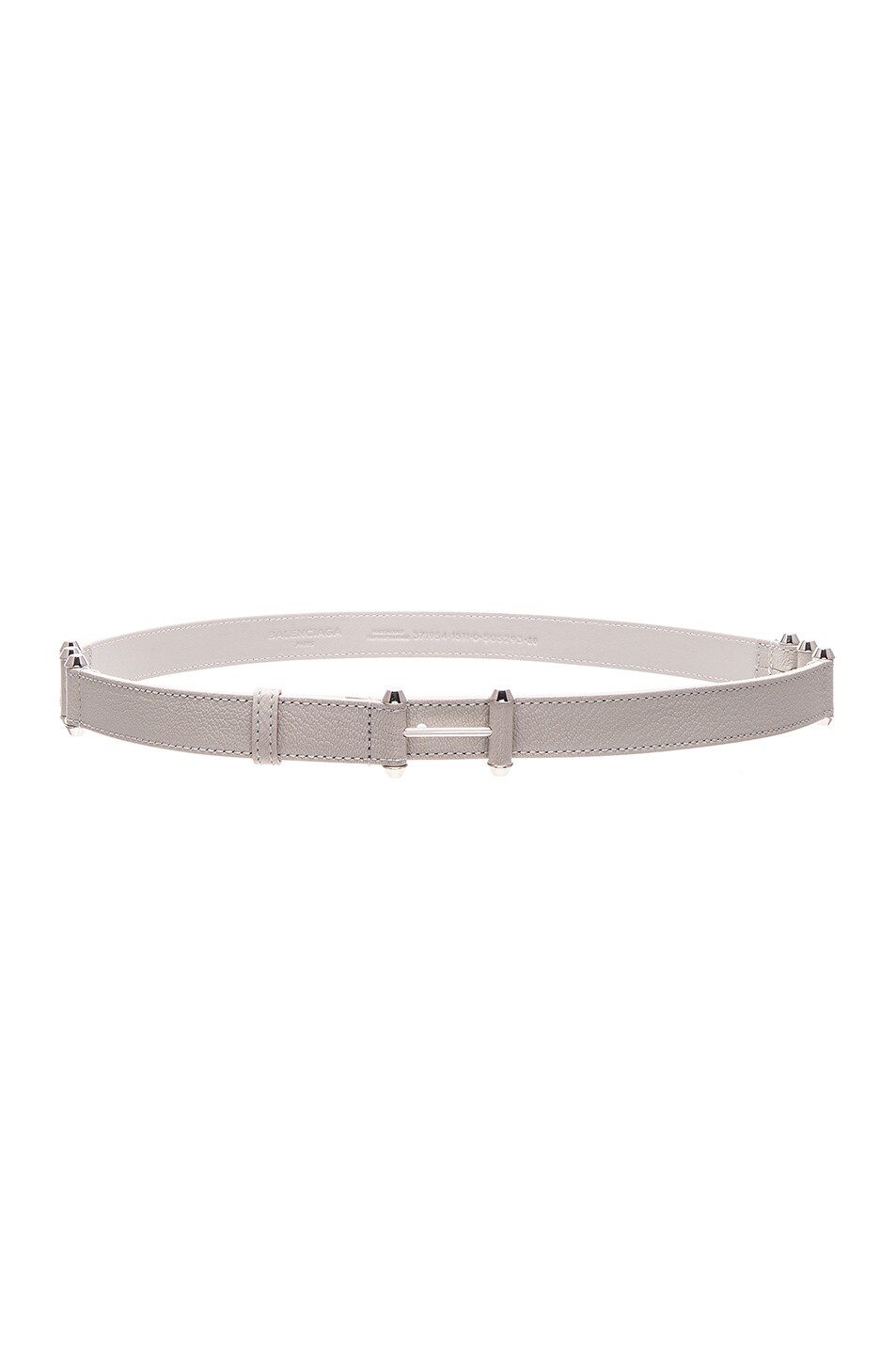 Image 1 of Balenciaga Pierce Belt in Gris Glace