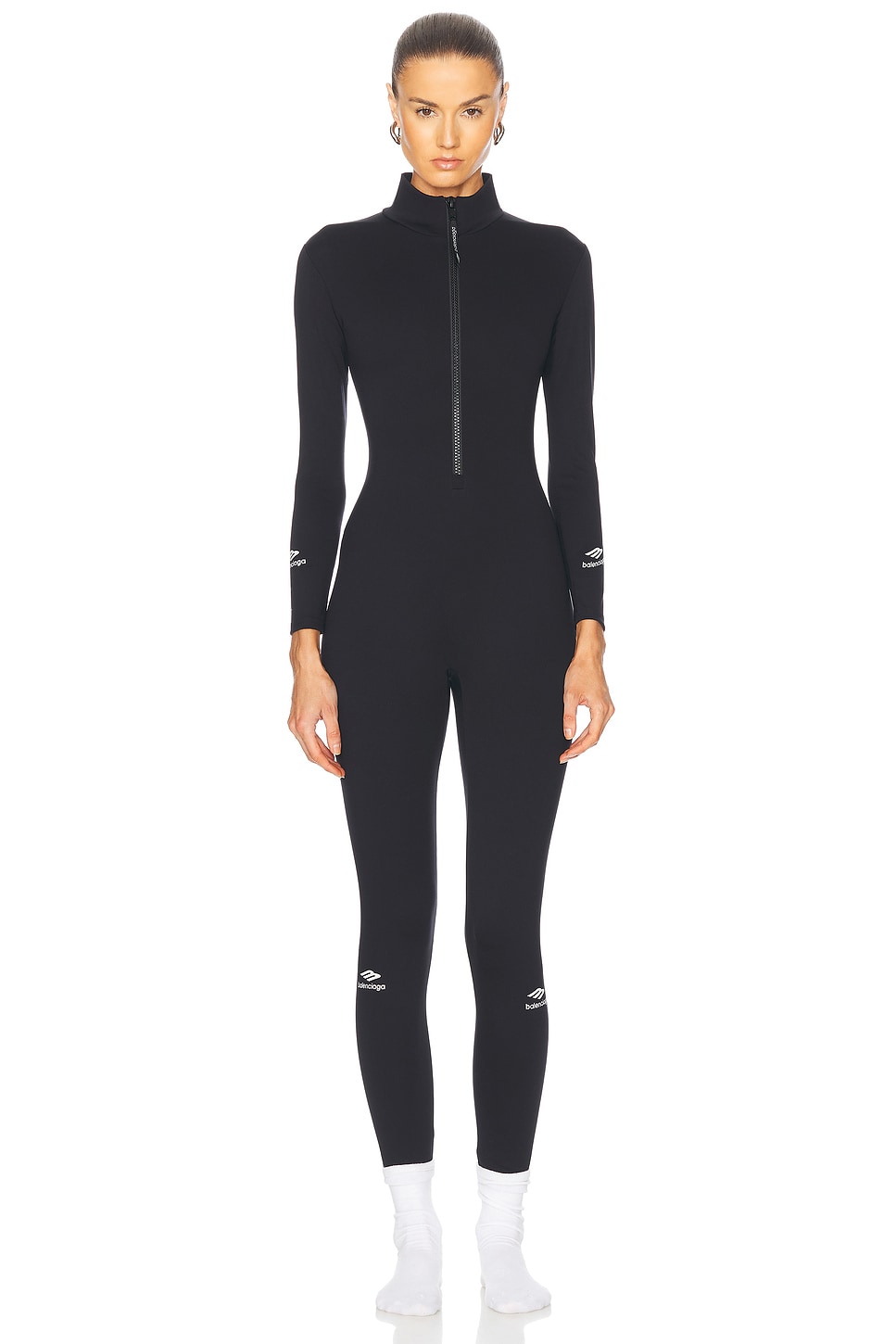 Ski Fitted Jumpsuit in Black