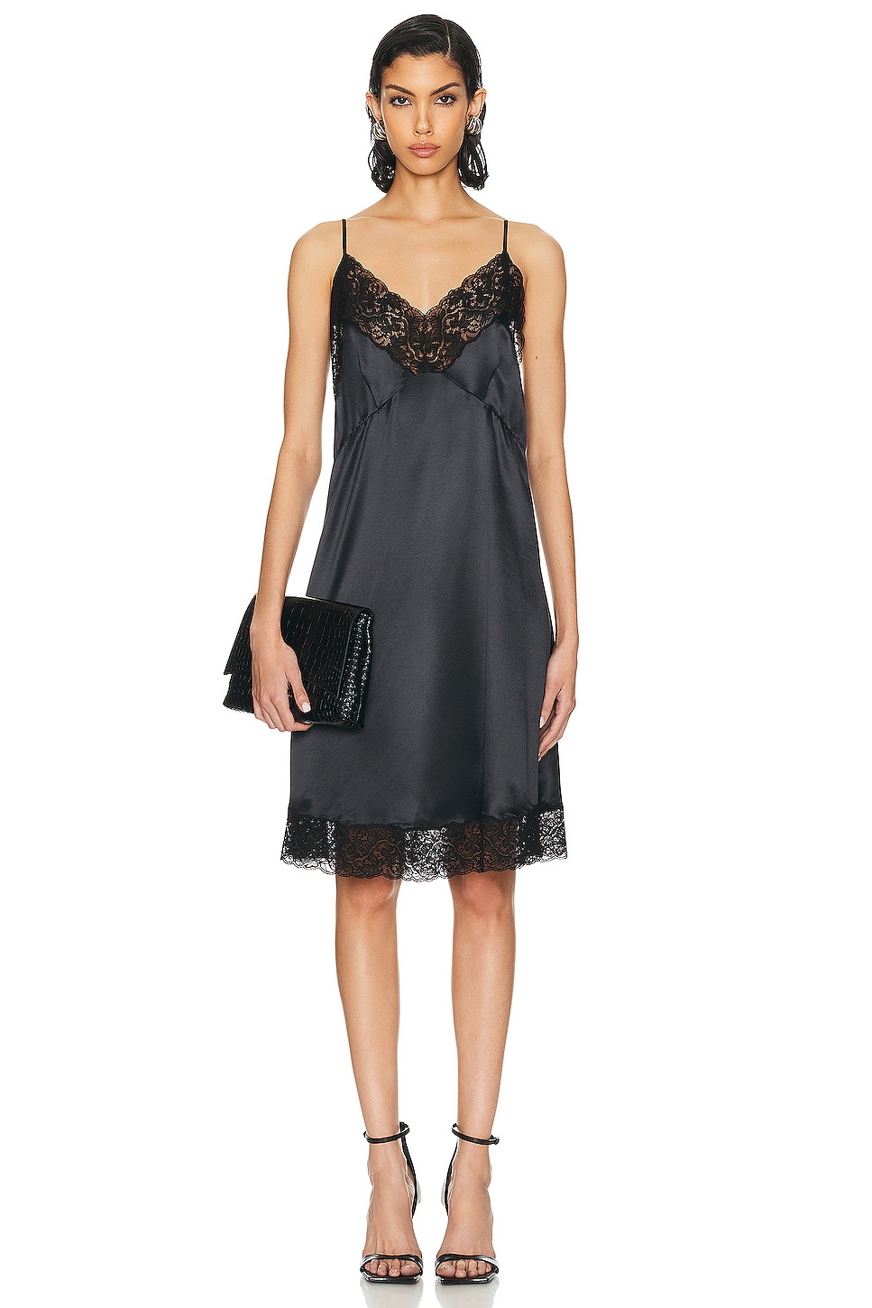 Image 1 of Balenciaga Slip Dress in Black