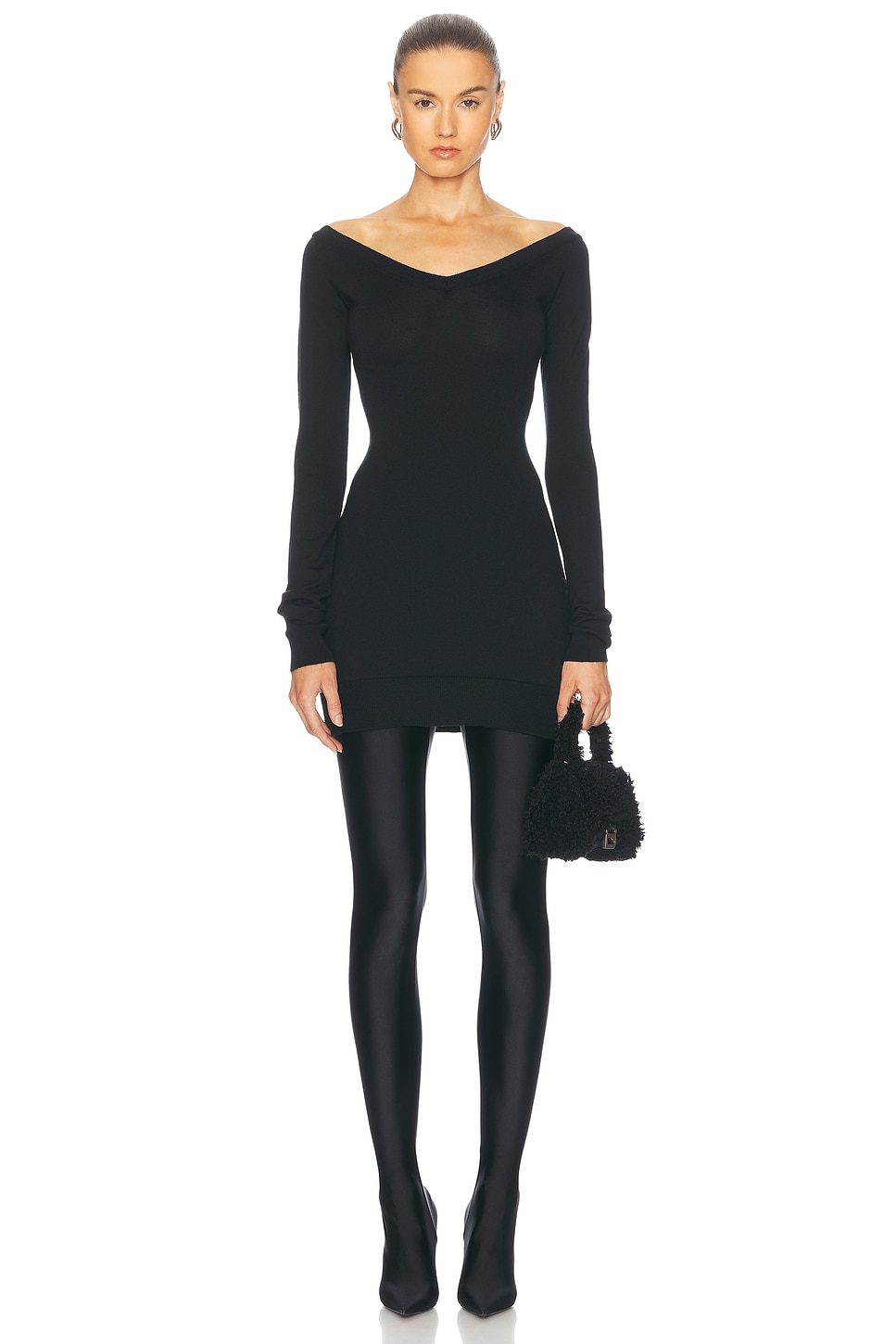 Image 1 of Balenciaga Mini Dress in Black