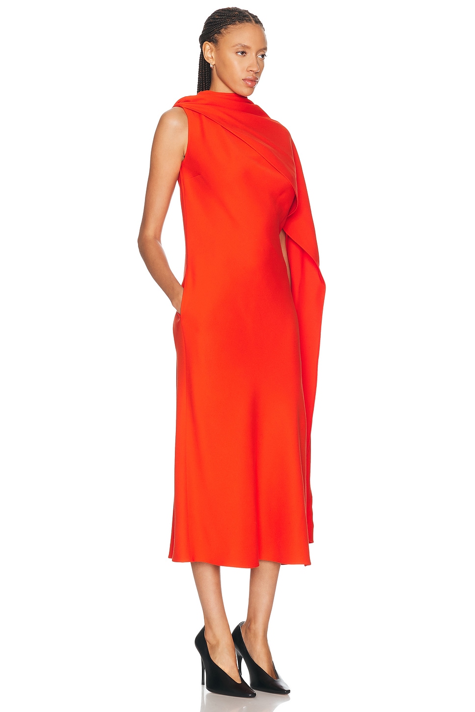 Balenciaga Draped Long Dress | Thumbnail 3 Balenciaga Draped Long Dress | Thumbnail 3