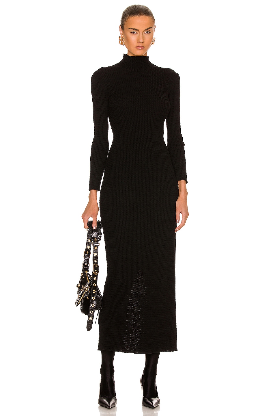 Image 1 of Balenciaga Fitted Dress in Black