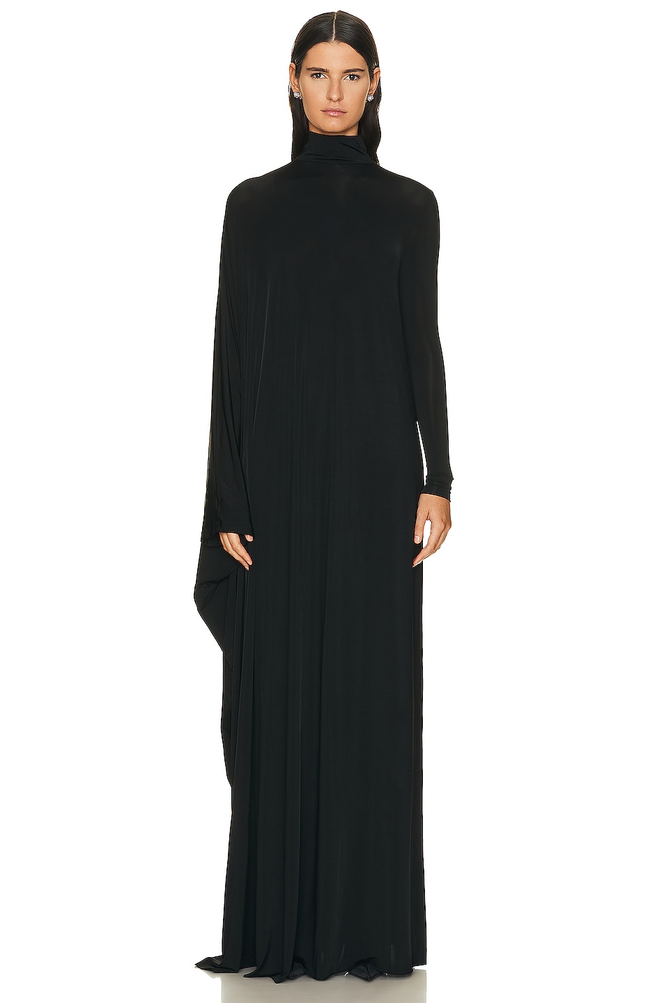 Image 1 of Balenciaga Minimal Maxi Dress in Black