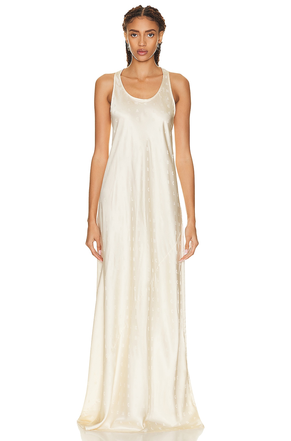 Image 1 of Balenciaga Racer Back Gown in Ivory