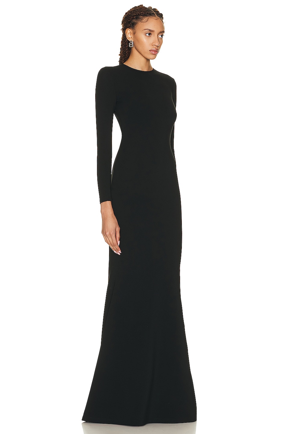 Balenciaga Maxi Mermaid Gown in Black | FWRD