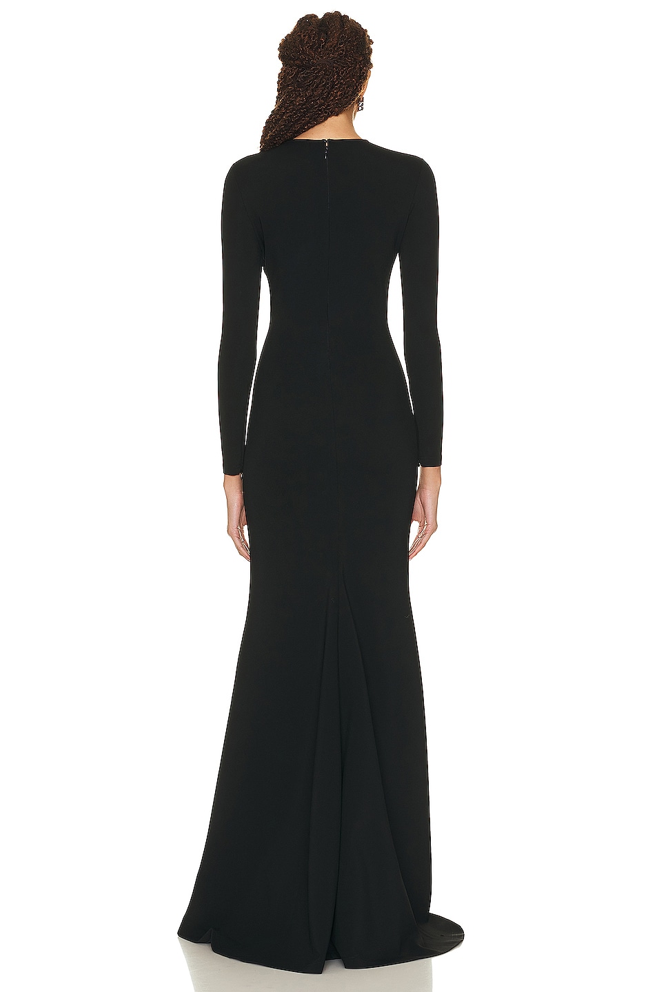 Balenciaga Maxi Mermaid Gown in Black | FWRD