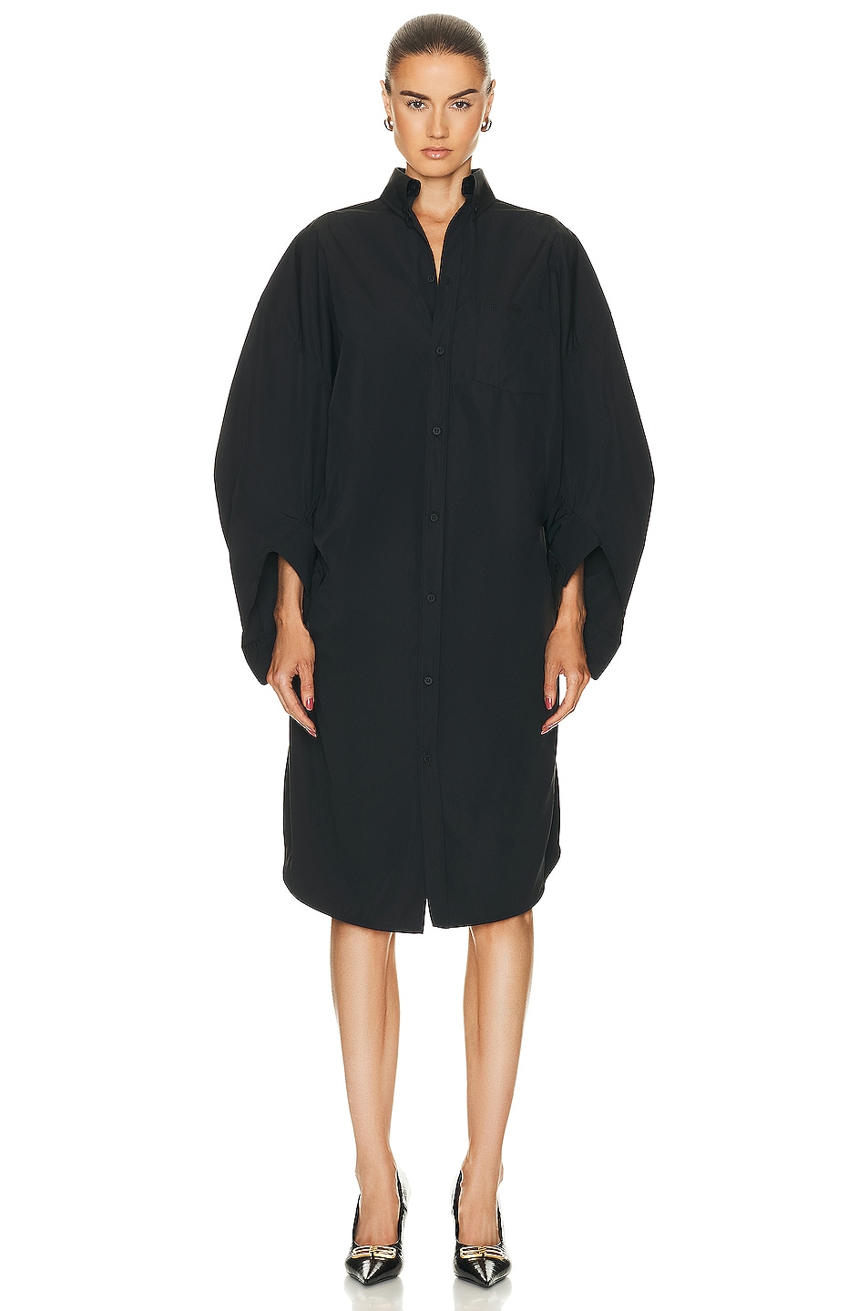 Image 1 of Balenciaga Swing Dress in Black