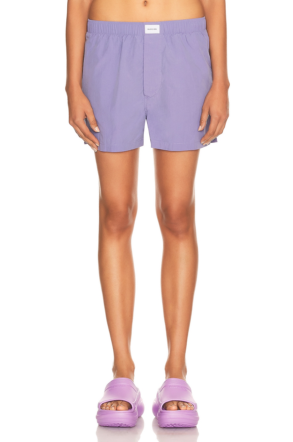 Image 1 of Balenciaga Pajama Short in Lilac
