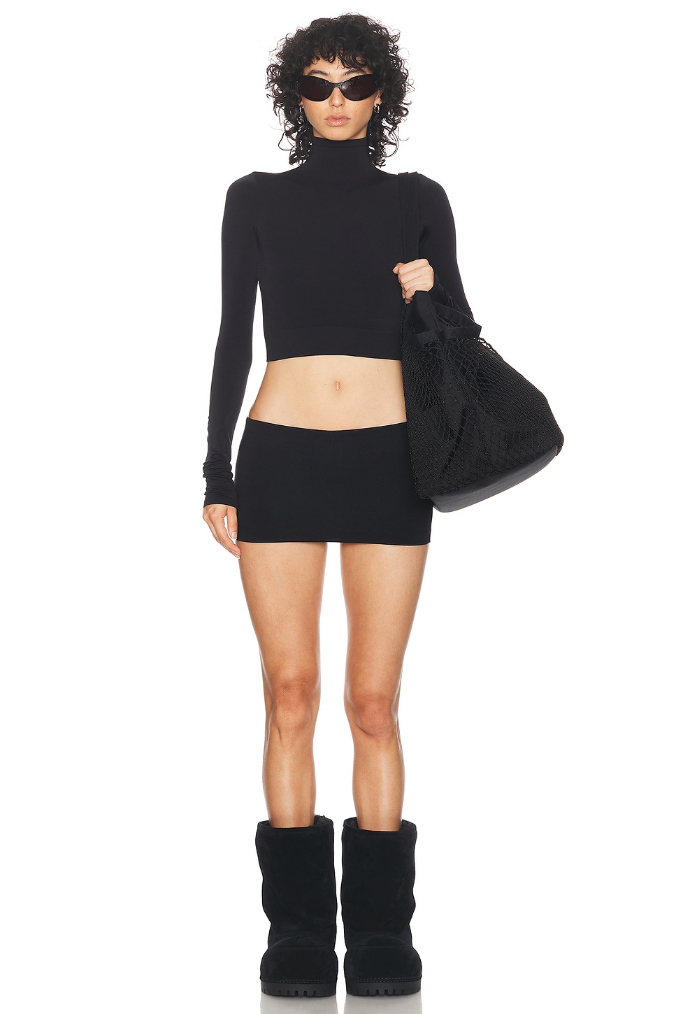 balenciaga-mini-cycling-skirt-in-black-fwrd