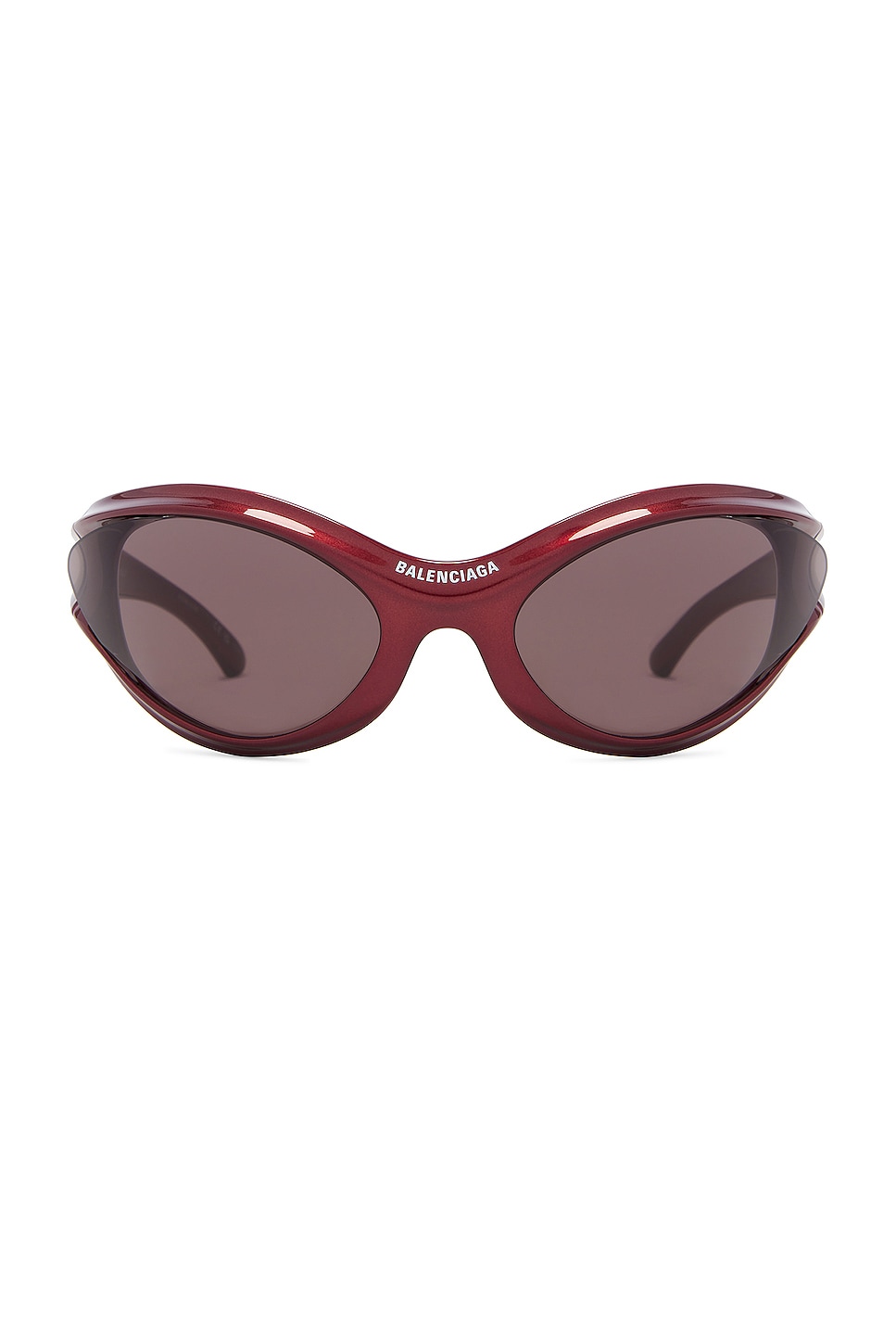 Dynamo Geometrical Sunglasses in Burgundy