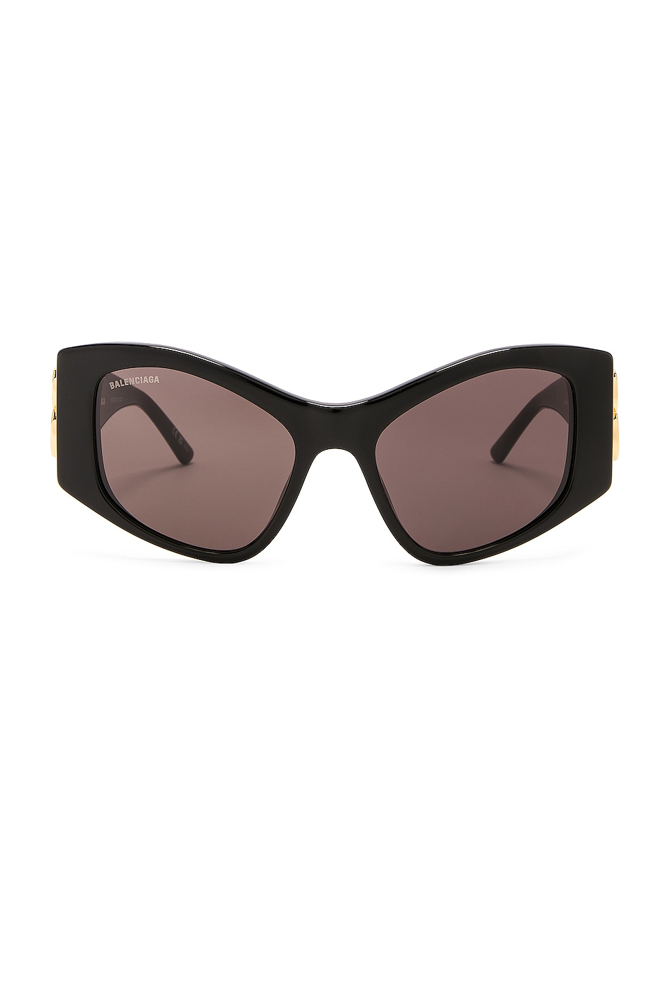 Dynasty Cat Eye Sunglasses in Black