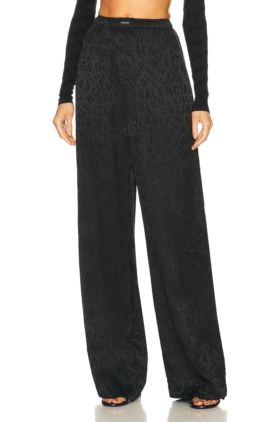 Balenciaga Pyjama Pant in Black | FWRD