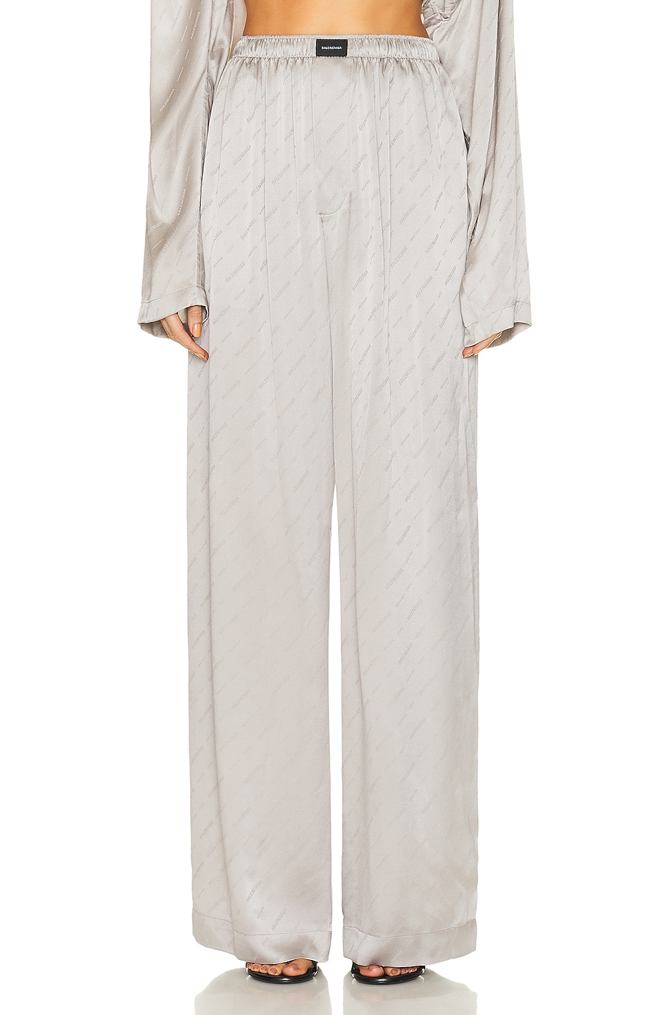 Image 1 of Balenciaga Pyjama Pant in Steel Grey