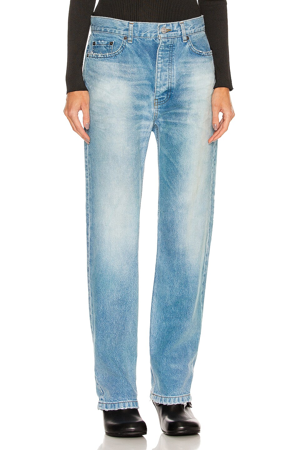 Image 1 of Balenciaga Normal Fit Pant in Electric Blue