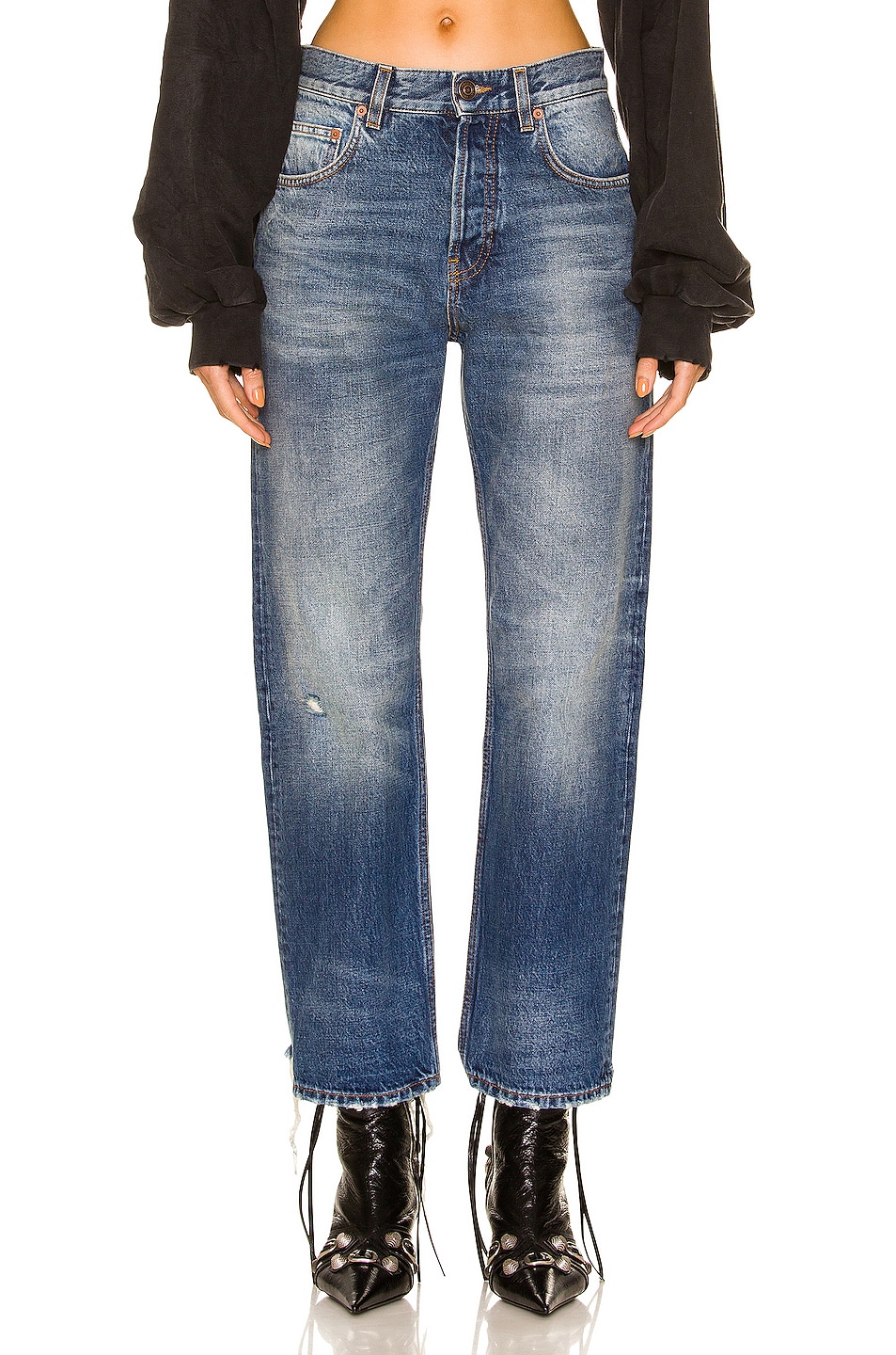 Image 1 of Balenciaga Slim Jean in Blue American Fashion