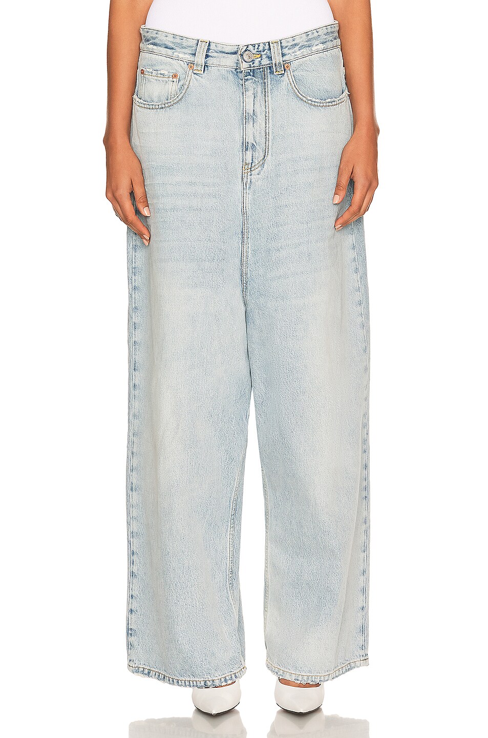Image 1 of Balenciaga Low Crotch Jean in Blue Skies
