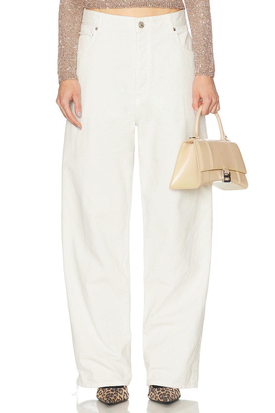 Loose Fit Pant in White