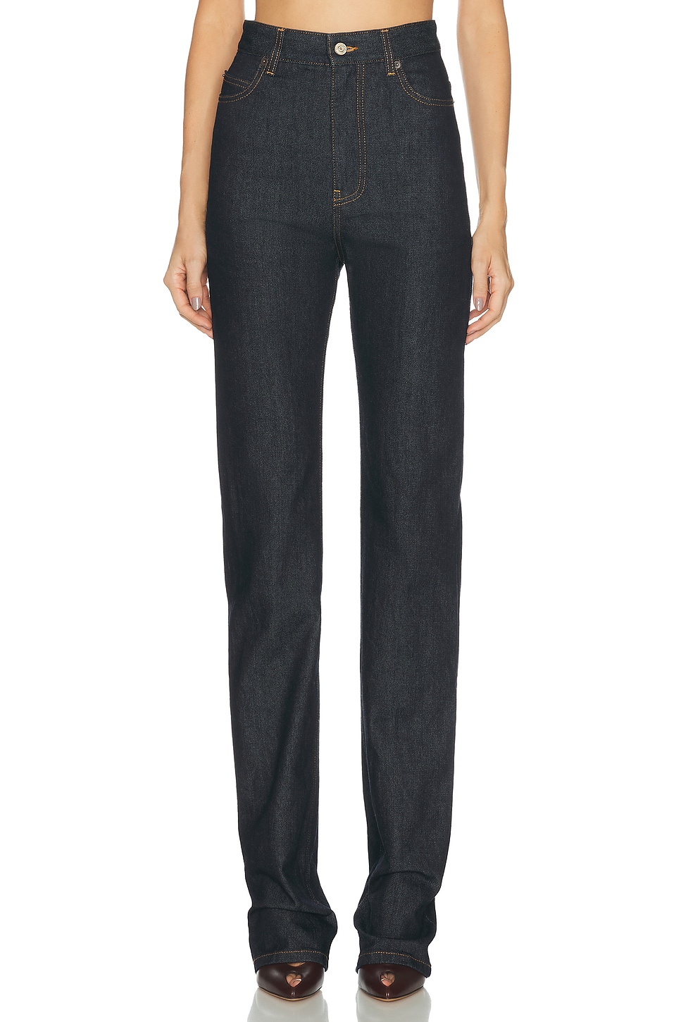 Balenciaga High Waist Slim Leg