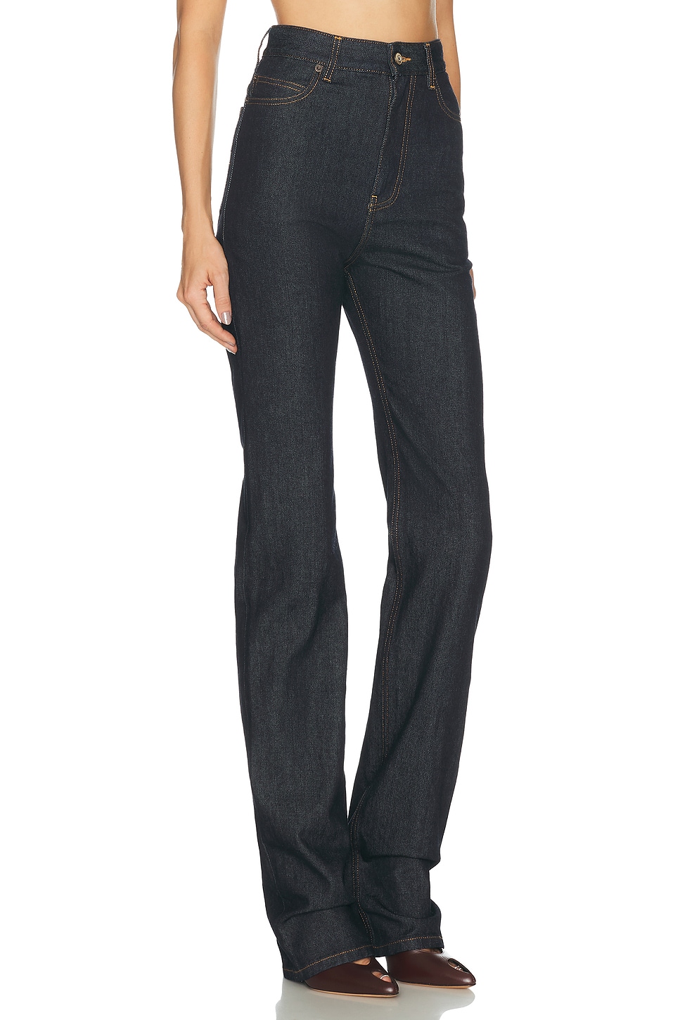 Balenciaga High Waist Slim Leg