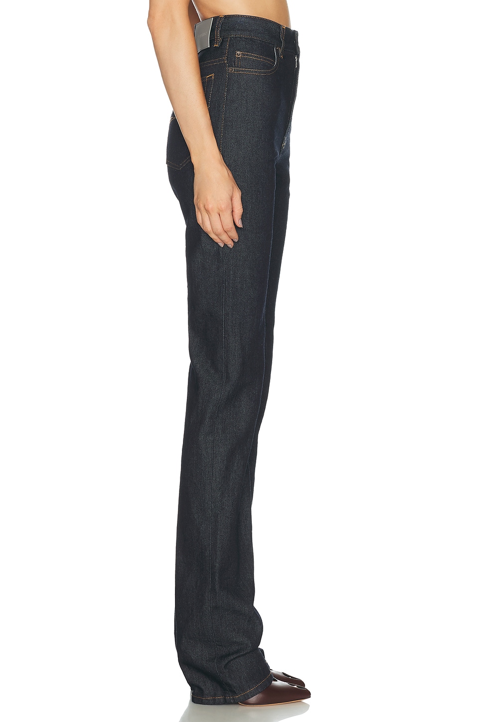 Balenciaga High Waist Slim Leg