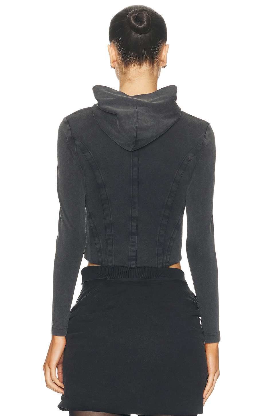 Balenciaga Corseted Zip Up Hoodie