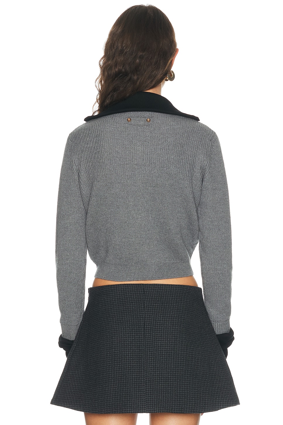Balenciaga Hybrid Zip Up Sweater