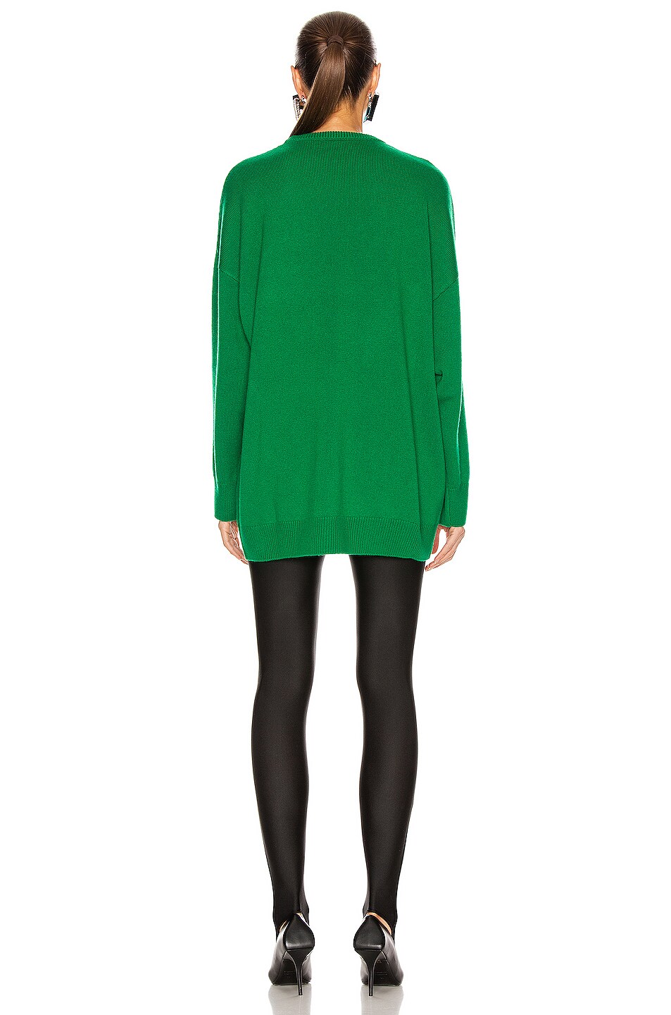 balenciaga sweater womens green