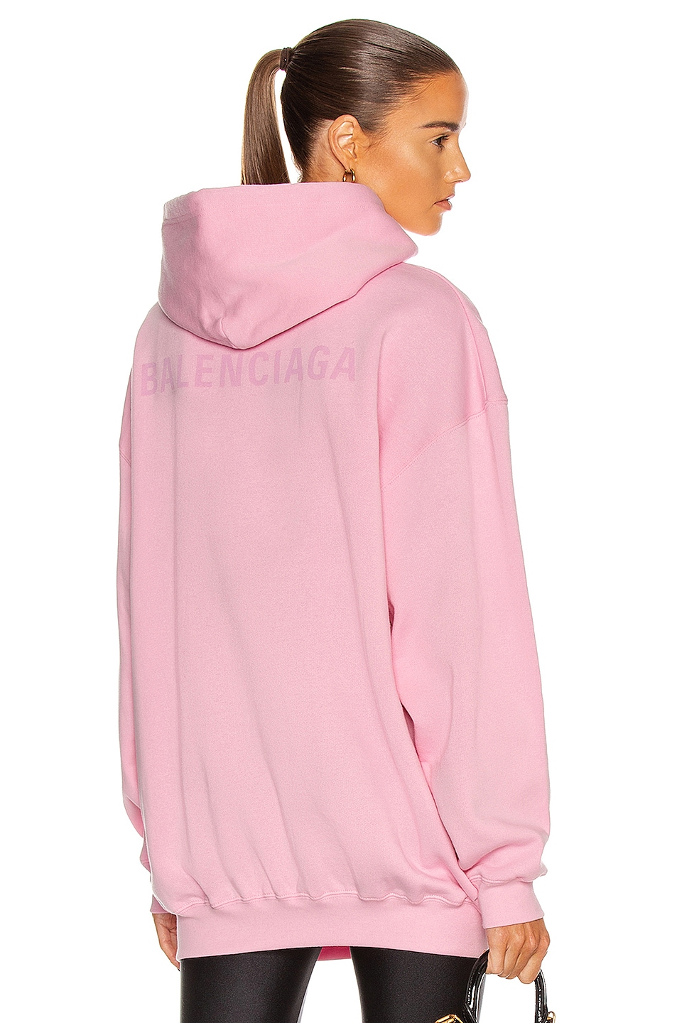 Image 1 of Balenciaga Medium Fit Hoodie in Pink