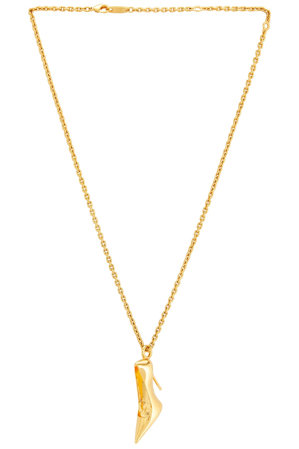 Image 1 of Balenciaga Keyholder Honey Necklace in Gold