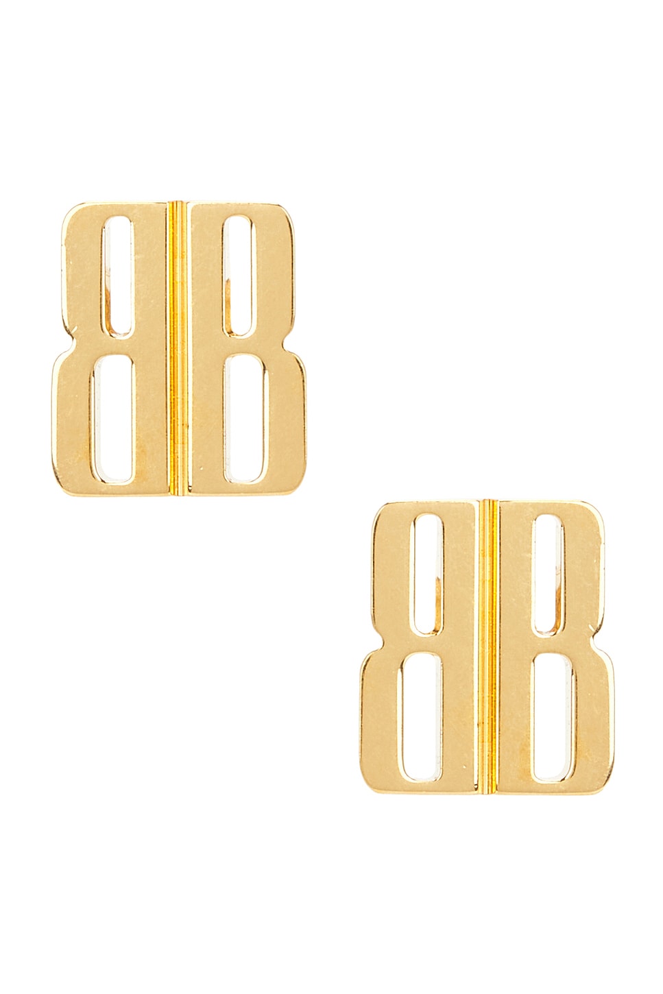 Nano XS Stud Earrings in Metallic Gold