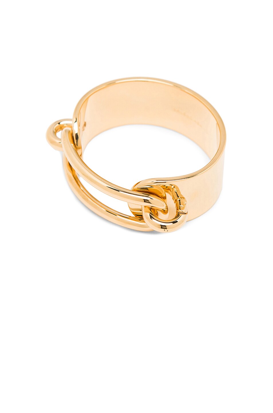 Image 1 of Balenciaga Brass Chain Bracelet in Pale Gold