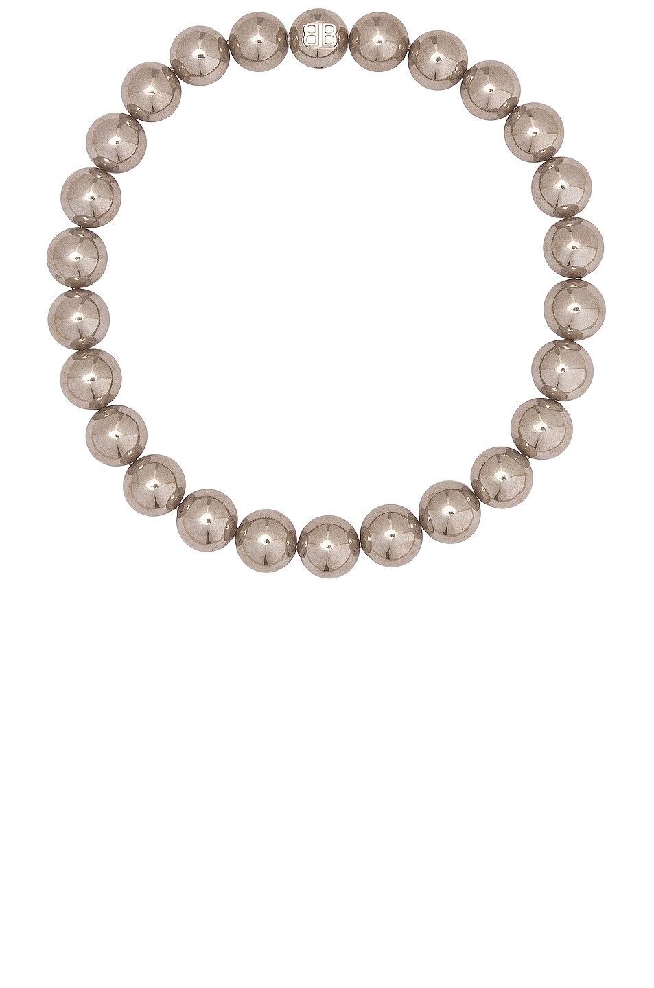 Image 1 of Balenciaga Pearl Necklace in Silver