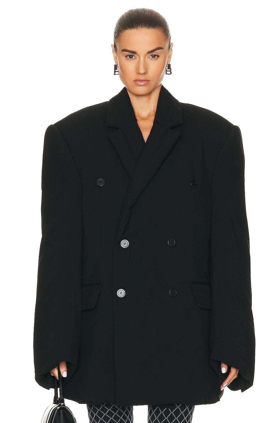 Image 1 of Balenciaga Padded Jacket in Black