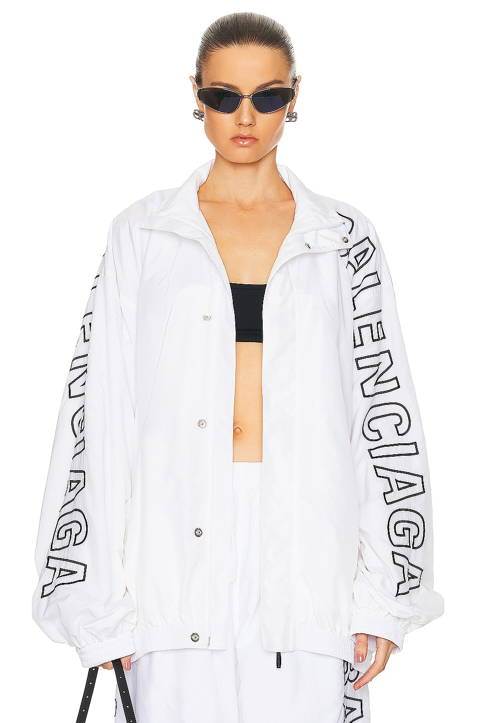 Image 1 of Balenciaga Tracksuit Jacket in White