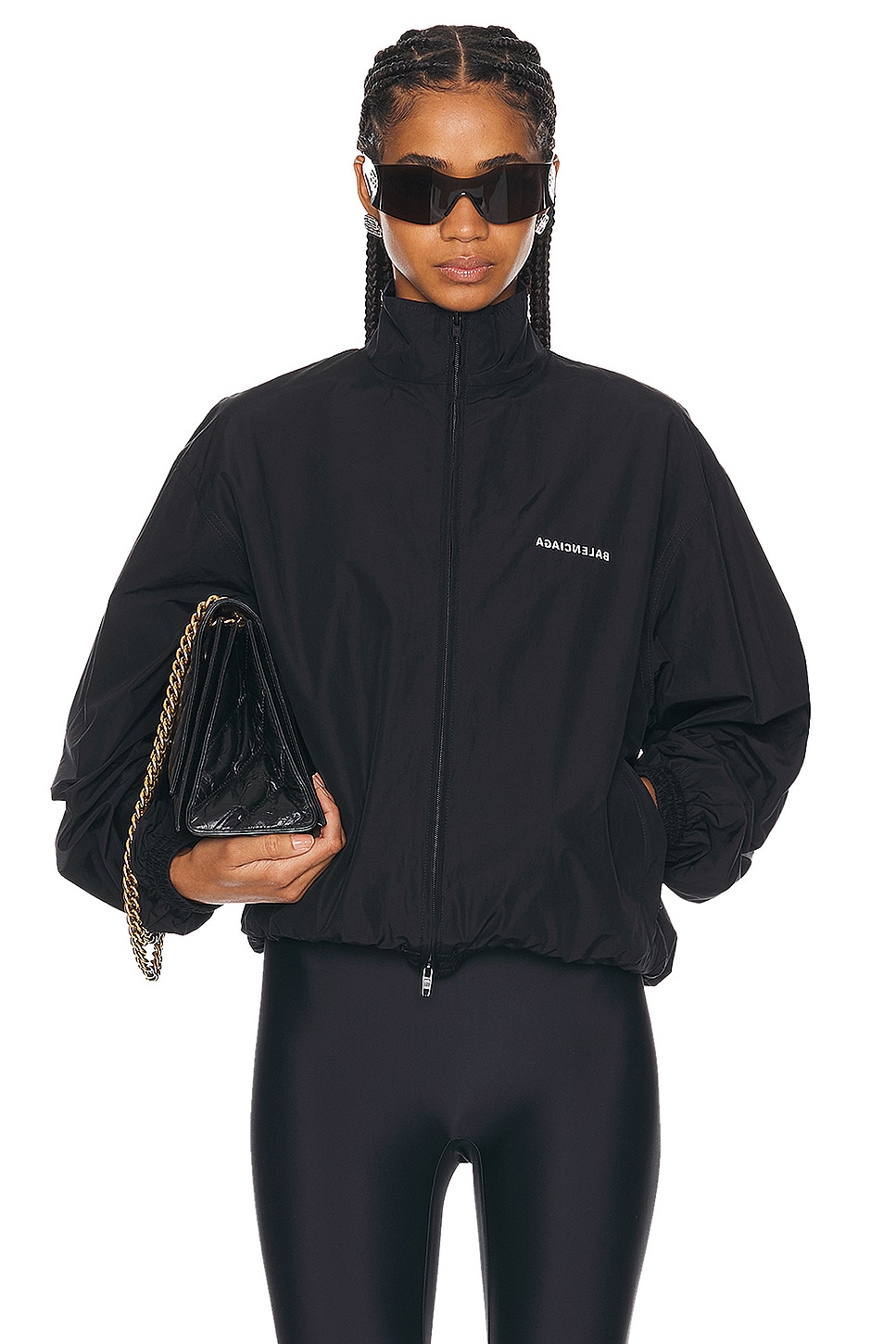Image 1 of Balenciaga Tracksuit Jacket in Black
