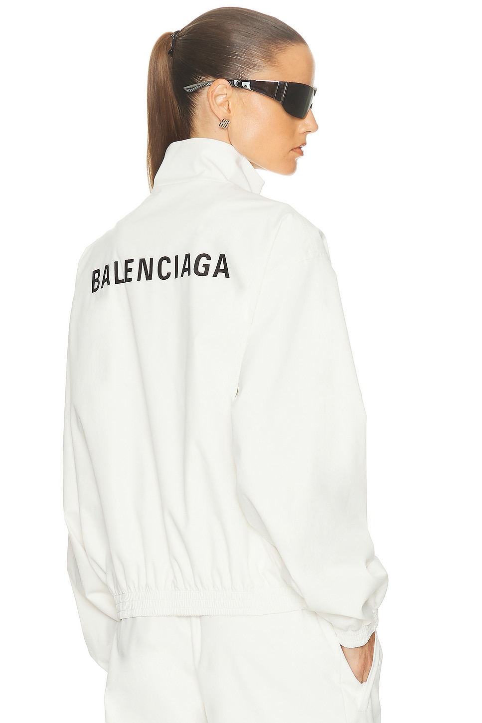 Image 1 of Balenciaga Tracksuit Jacket in White