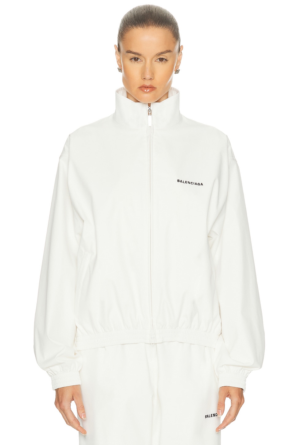 Balenciaga Tracksuit Jacket In White