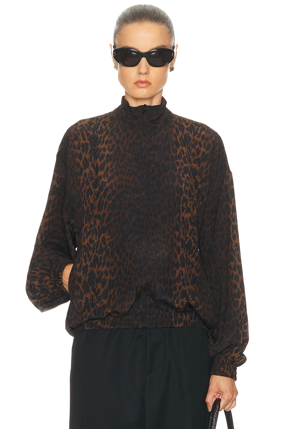 Image 1 of Balenciaga Tracksuit Jacket in Brown