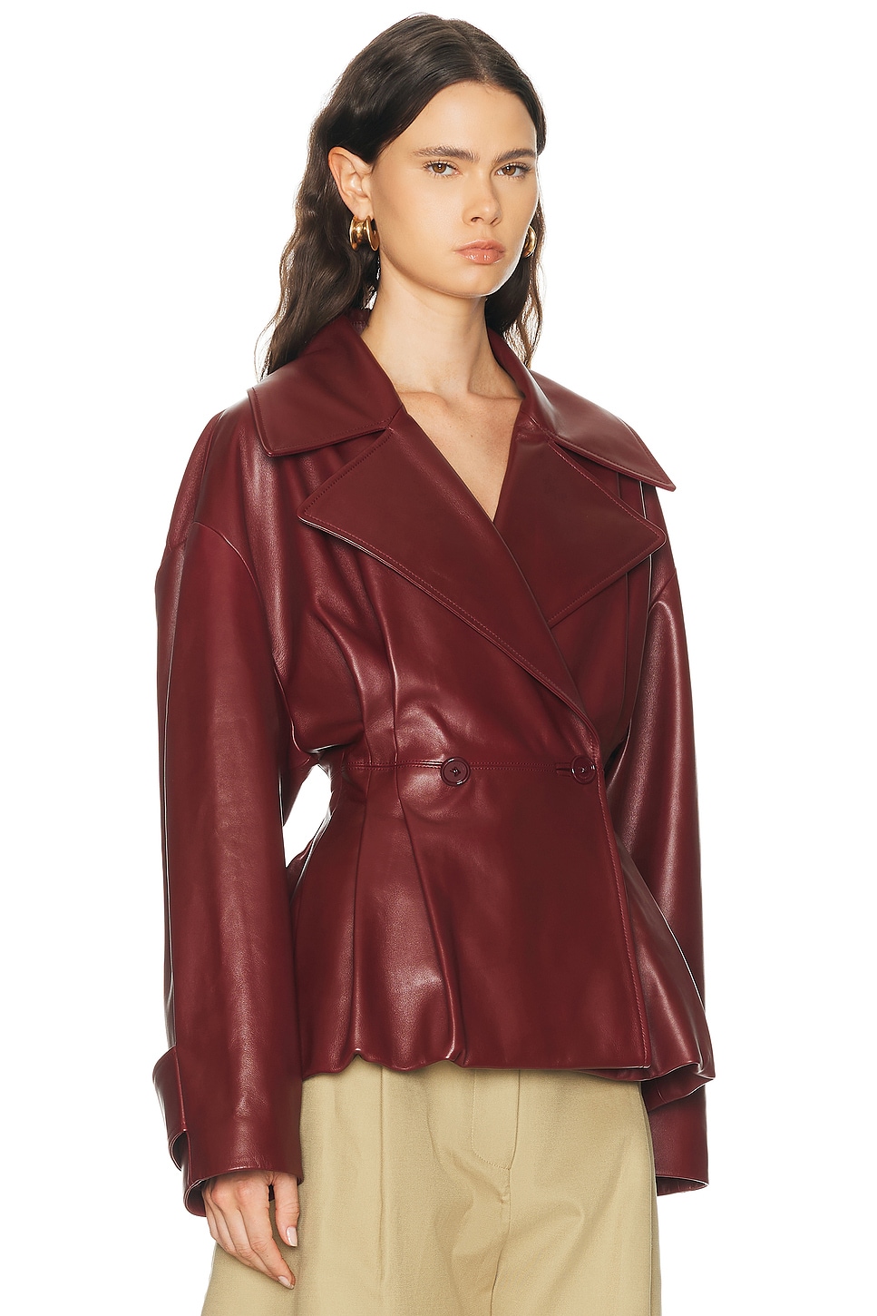 Balenciaga Folded Short Trench Coat | Thumbnail 6 Balenciaga Folded Short Trench Coat | Thumbnail 6