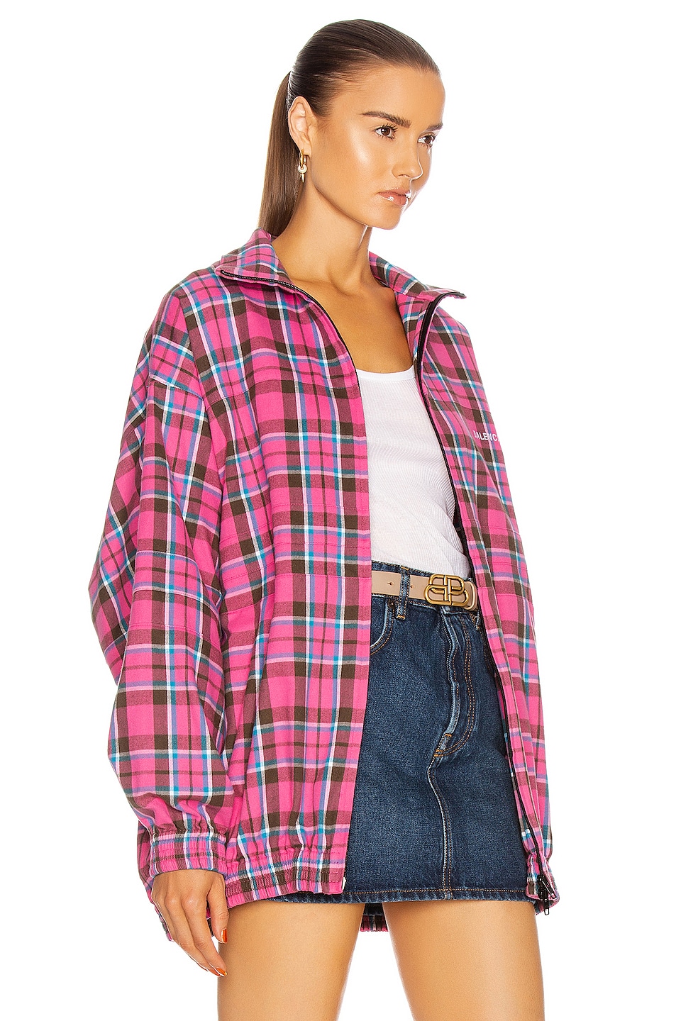 balenciaga jacket mens pink