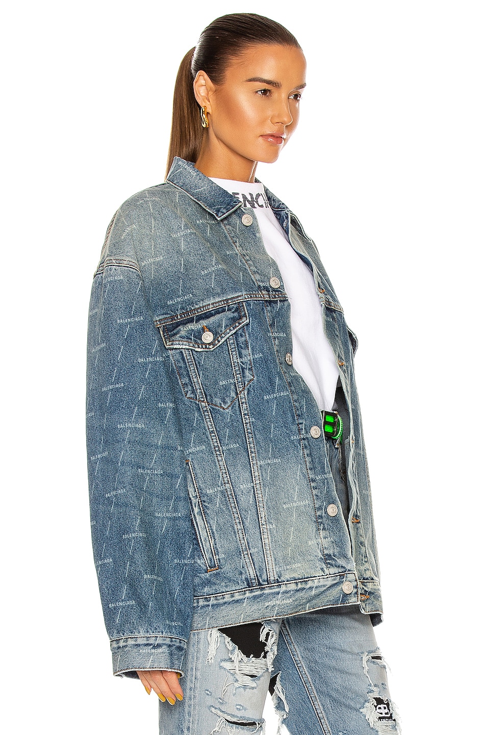 dark blue balenciaga