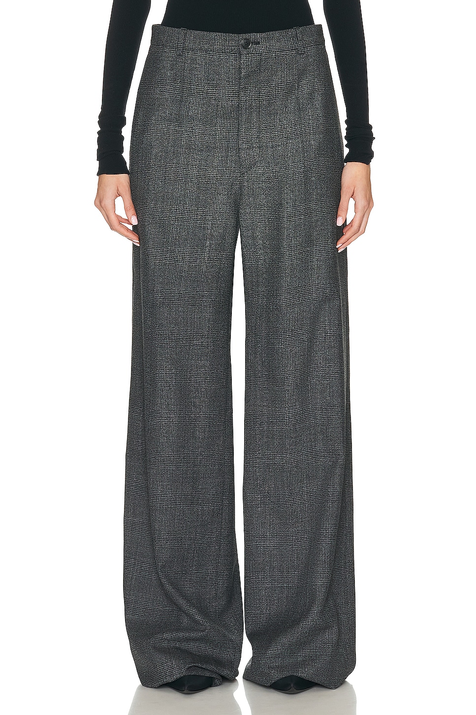Image 1 of Balenciaga Regular Fit Pant in Black & Grey