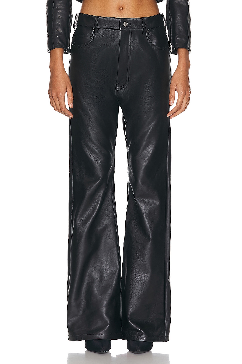 Image 1 of Balenciaga Flared Pant in Black