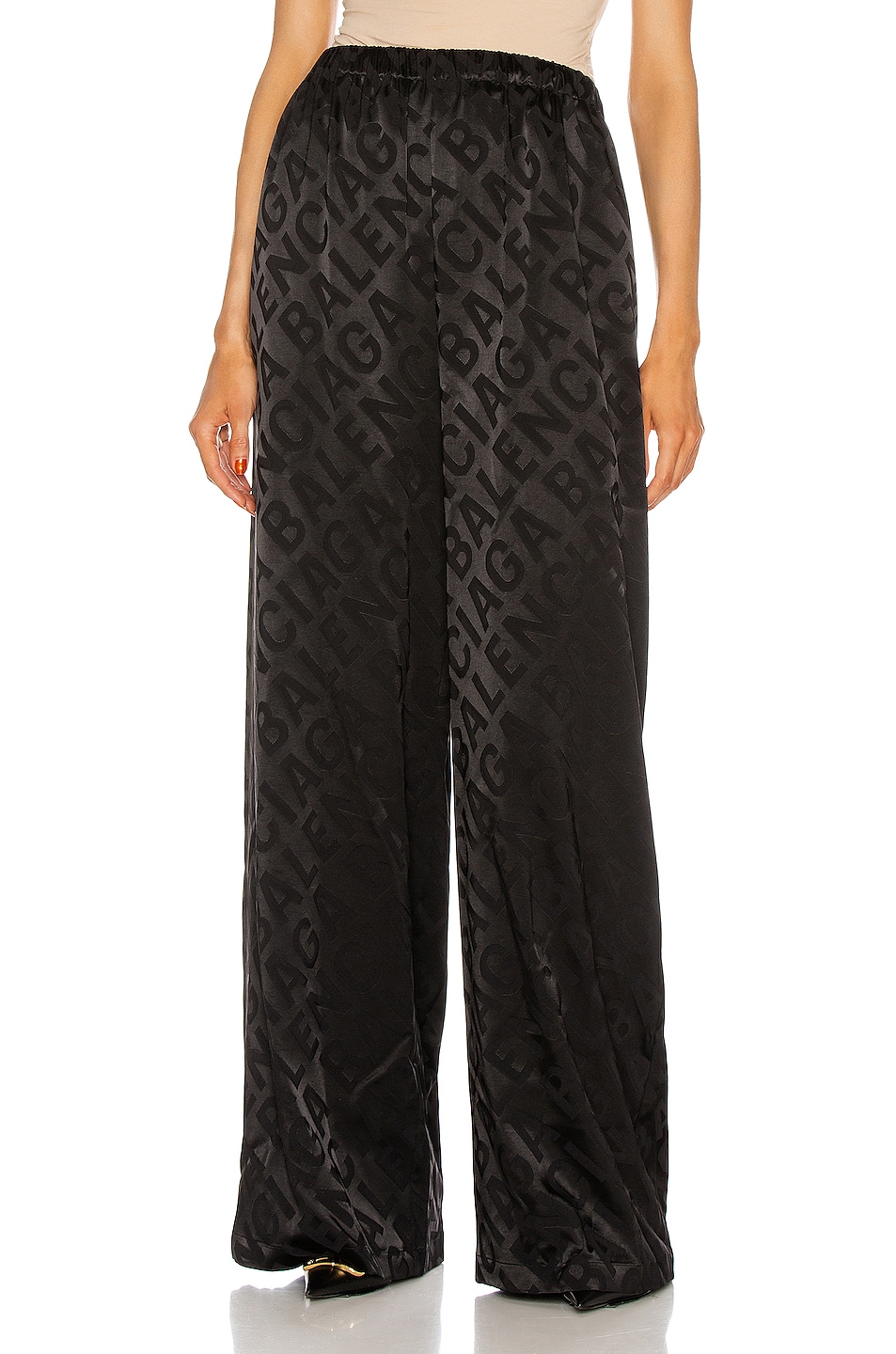 Image 1 of Balenciaga Wide Leg Pant in Black