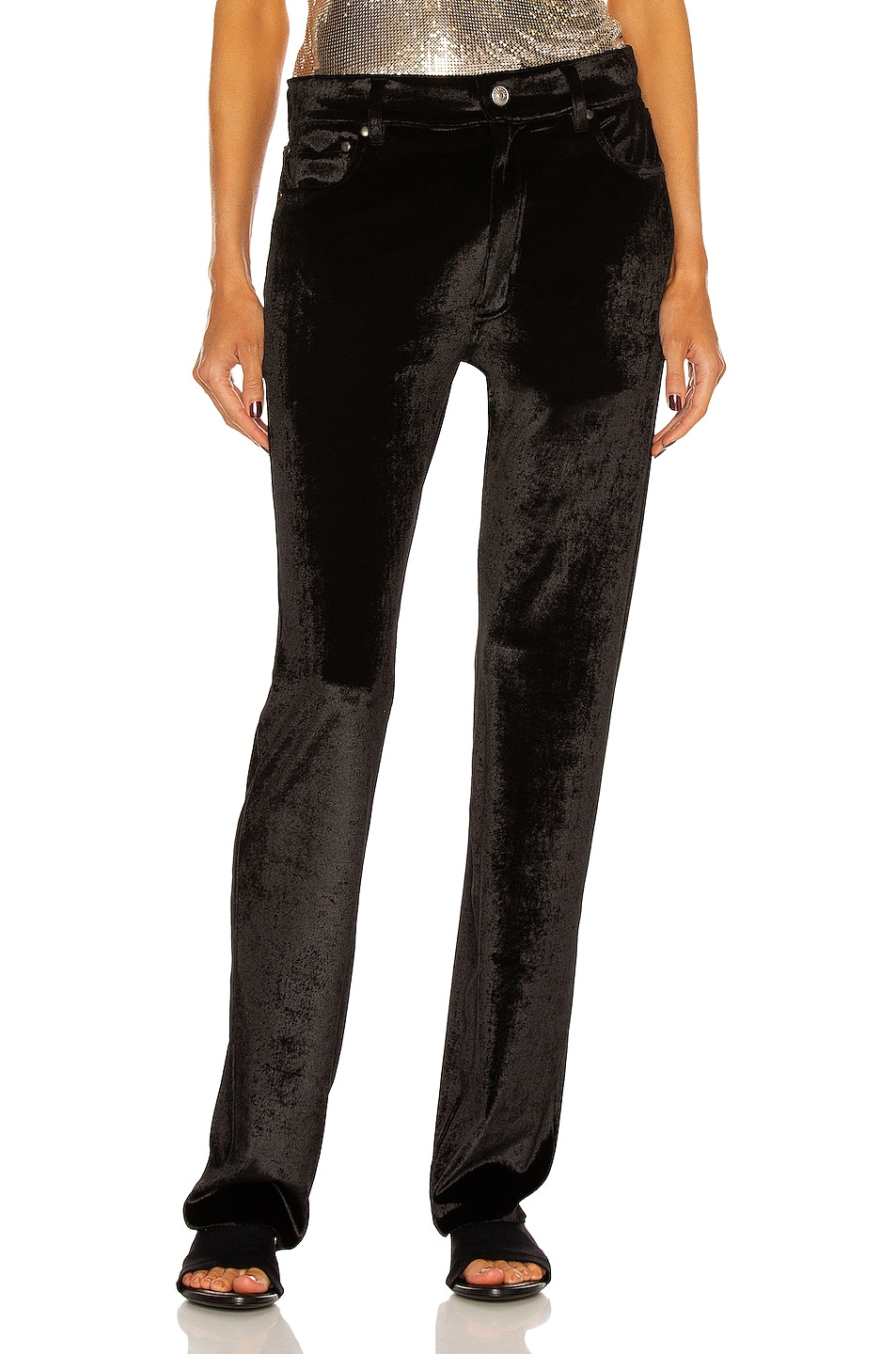 Image 1 of Balenciaga 5 Pocket Pant in Black