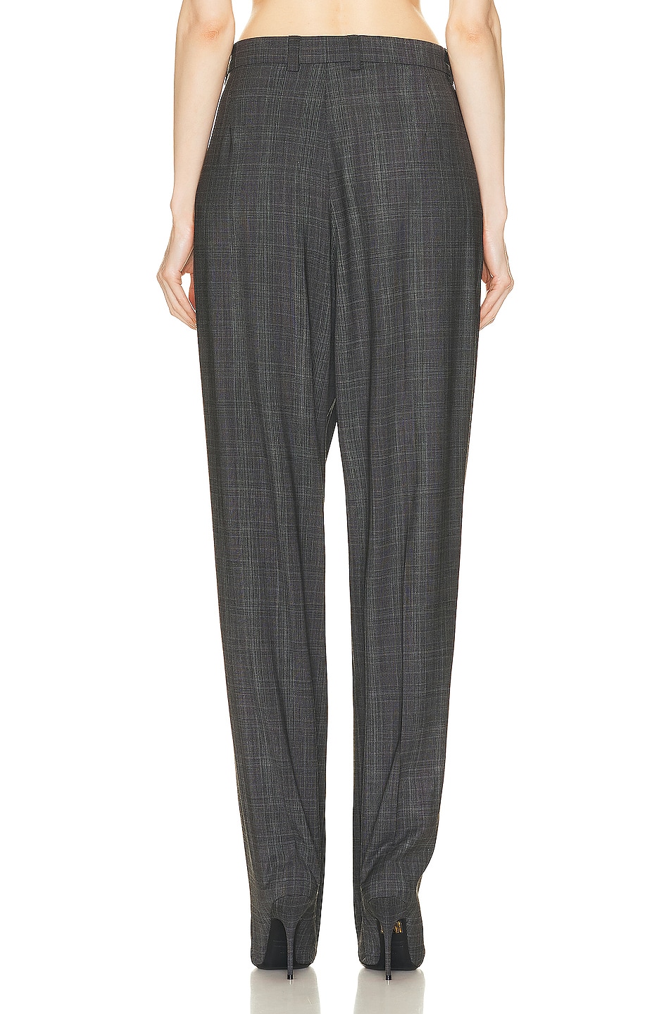 balenciaga prince of wales trousers