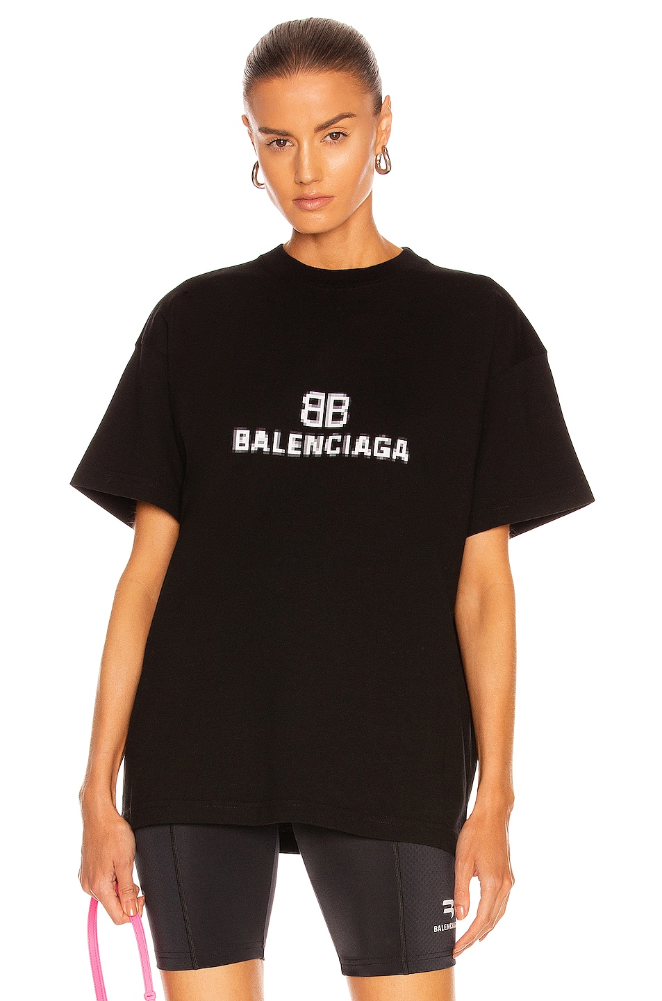 Image 1 of Balenciaga Medium Fit T Shirt in Black & White