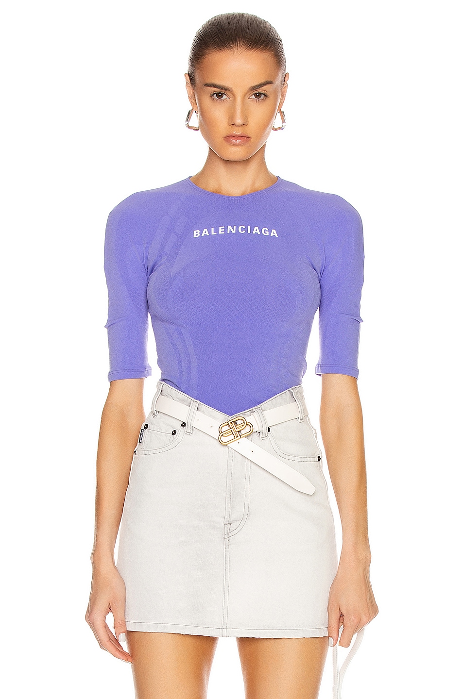 Image 1 of Balenciaga Athletic Top in Lilac