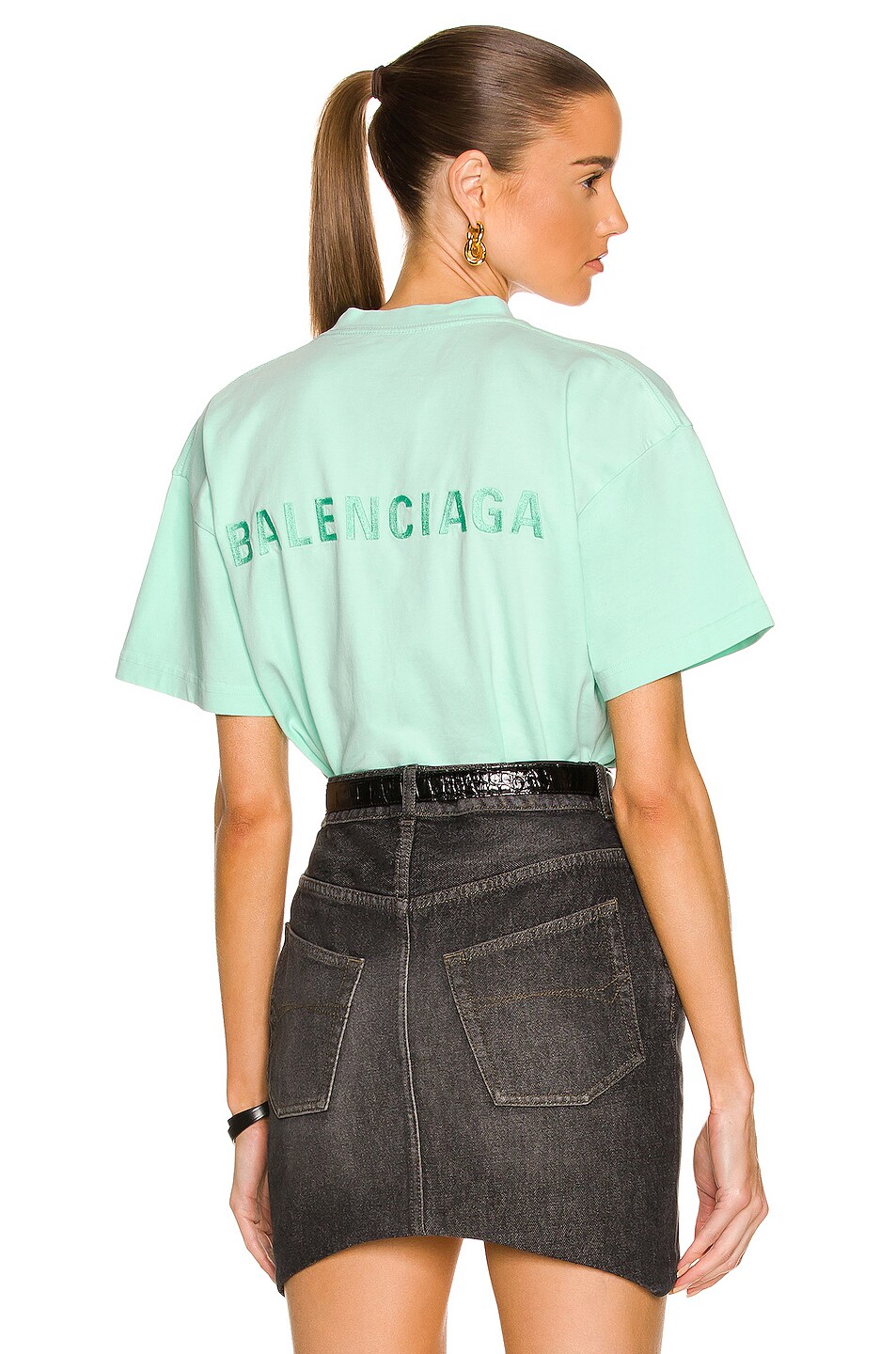 Image 1 of Balenciaga Medium Fit T-Shirt in Mint